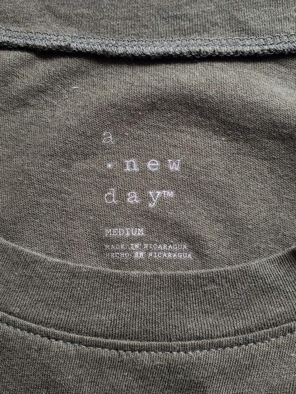 A New Day Women's T-shirt, Green (Size M) - Picture 4 of 9